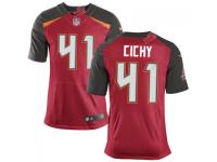 Men Tampa Bay Buccaneers #41 Jack Cichy Nike Red Elite Jersey