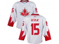 Men Team Canada #15 Ryan Getzlaf 2016 World Cup of Hockey White Jerseys