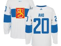 Men Team Finland #20 Sebastian Aho 2016 World Cup of Hockey White Adidas Jerseys