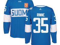 Men Team Finland #35 Pekka Rinne 2016 World Cup of Hockey Blue Adidas Jerseys