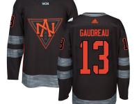 Men Team North America #13 Johnny Gaudreau 2016 World Cup of Hockey Black Adidas Jerseys