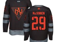 Men Team North America #29 Nathan MacKinnon 2016 World Cup of Hockey Black Adidas Jerseys