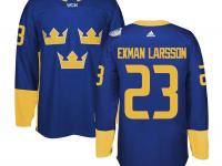 Men Team Sweden #23 Oliver Ekman-Larsson 2016 World Cup of Hockey Royal Adidas Jerseys