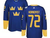 Men Team Sweden #72 Patric Hornqvist 2016 World Cup of Hockey Royal Adidas Jerseys