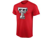 Men Texas Tech Red Raiders Core Logo T-Shirt C Scarlet