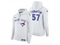 Men Toronto Blue Jays Trent Thornton Nike White Home Hoodie