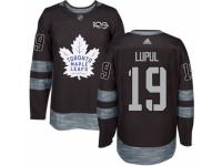 Men Toronto Maple Leafs #19 Joffrey Lupul Black 1917-2017 100th Anniversary Stitched NHL Jersey