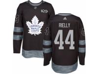 Men Toronto Maple Leafs #44 Morgan Rielly Black 1917-2017 100th Anniversary Stitched NHL Jersey