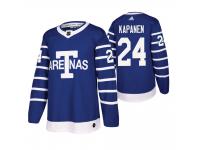 Men Toronto Maple Leafs Kasperi Kapanen Throwback Blue Jersey