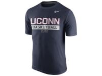 Men UConn Huskies Nike Basketball Practice Performance T-Shirt - Navy