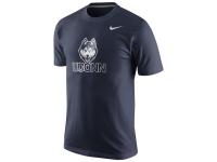 Men UConn Huskies Nike Logo T-Shirt C Navy Blue