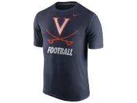 Men Virginia Cavaliers Nike 2015 Sideline Dri-FIT Legend Logo T-Shirt - Navy