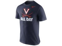 Men Virginia Cavaliers Nike Team T-Shirt - Navy Blue
