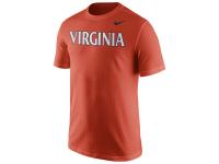 Men Virginia Cavaliers Nike Wordmark T-Shirt - Orange