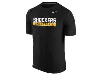 Men Wichita State Shockers Nike Basketball Legend Practice Performance T-Shirt - Black