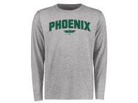 Men Wisconsin-Green Bay Phoenix Proud Mascot Long Sleeve T-Shirt - Ash