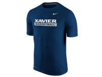 Men Xavier Musketeers Nike Basketball Legend Practice Performance T-Shirt - Blue