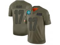 Men's #17 Limited Allen Hurns Camo Football Jersey Miami Dolphins 2019 Salute to Service