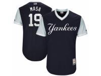 Men's 2017 Little League World Series New York Yankees Masahiro Tanaka Masa Navy Jersey