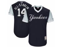 Men's 2017 Little League World Series New York Yankees Starlin Castro All-Starlin Navy Jersey