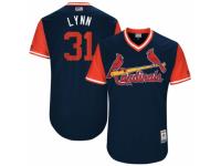 Men's 2017 Little League World Series St. Louis Cardinals #31 Lance Lynn Lynn Navy Jersey