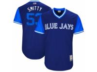 Men's 2017 Little League World Series Toronto Blue Jays #53 Chris Smith Smitty Royal Jersey
