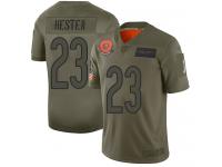 Men's #23 Limited Devin Hester Camo Football Jersey Chicago Bears 2019 Salute to Service