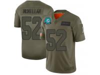 Men's #52 Limited Raekwon McMillan Camo Football Jersey Miami Dolphins 2019 Salute to Service