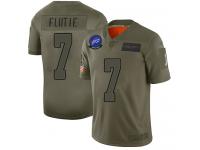 Men's #7 Limited Doug Flutie Camo Football Jersey Buffalo Bills 2019 Salute to Service