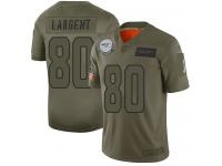 Men's #80 Limited Steve Largent Camo Football Jersey Seattle Seahawks 2019 Salute to Service