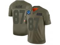 Men's #87 Limited Reggie Wayne Camo Football Jersey Indianapolis Colts 2019 Salute to Service