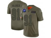 Men's #91 Limited Ed Oliver Camo Football Jersey Buffalo Bills 2019 Salute to Service