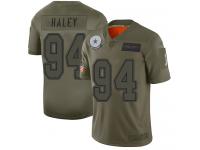 Men's #94 Limited Charles Haley Camo Football Jersey Dallas Cowboys 2019 Salute to Service