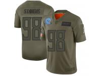 Men's #98 Limited Jeffery Simmons Camo Football Jersey Tennessee Titans 2019 Salute to Service