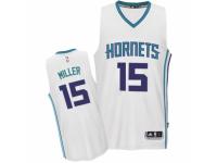 Men's Adidas Charlotte Hornets #15 Percy Miller Swingman White Home NBA Jersey