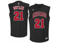 Men's Adidas Chicago Bulls #21 Jimmy Butler Black Fashion NBA Jersey