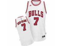 Men's Adidas Chicago Bulls #7 Michael Carter-Williams Swingman White Home NBA Jersey