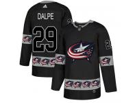 Men's Adidas Columbus Blue Jackets #29 Zac Dalpe Black Authentic Team Logo Fashion NHL Jersey