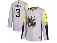Men's Adidas Columbus Blue Jackets #3 Seth Jones Authentic Gray 2018 All-Star Metro Division NHL Jersey