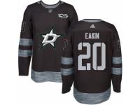 Men's Adidas Dallas Stars #20 Cody Eakin Premier Black 1917-2017 100th Anniversary NHL Jersey
