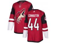 Men's Adidas Kevin Connauton Authentic Burgundy Red Home NHL Jersey Arizona Coyotes #44