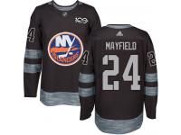 Men's Adidas New York Islanders #24 Scott Mayfield Black Authentic 1917-2017 100th Anniversary NHL Jersey