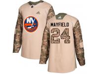 Men's Adidas New York Islanders #24 Scott Mayfield Camo Authentic Veterans Day Practice NHL Jersey