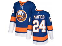 Men's Adidas New York Islanders #24 Scott Mayfield Royal Blue Home Authentic NHL Jersey