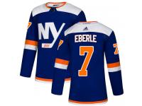 Men's Adidas New York Islanders #7 Jordan Eberle Blue Alternate Authentic NHL Jersey