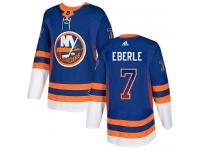 Men's Adidas New York Islanders #7 Jordan Eberle Royal Blue Authentic Drift Fashion NHL Jersey