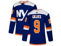 Men's Adidas New York Islanders #9 Clark Gillies Blue Alternate Authentic NHL Jersey