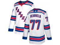 Men's Adidas New York Rangers #77 Anthony DeAngelo White Away Authentic NHL Jersey