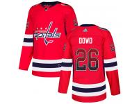 Men's Adidas NHL Washington Capitals #26 Nic Dowd Authentic Jersey Red Drift Fashion Adidas