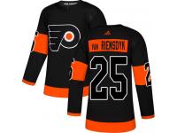 Men's Adidas Philadelphia Flyers #25 James Van Riemsdyk Black Alternate Authentic NHL Jersey